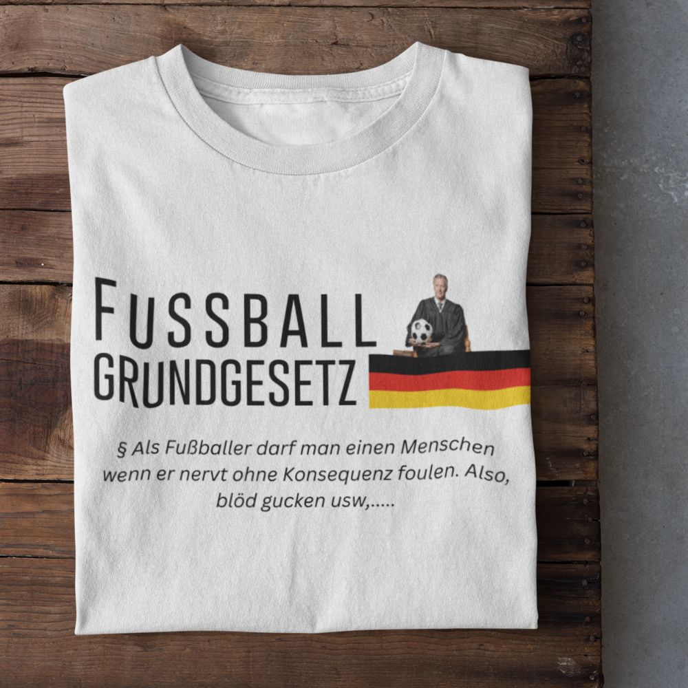 Fußball Grundgesetz- Shirt