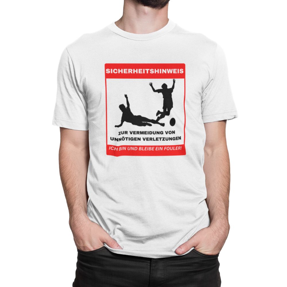Sicherheitshinweis- Premium Shirt